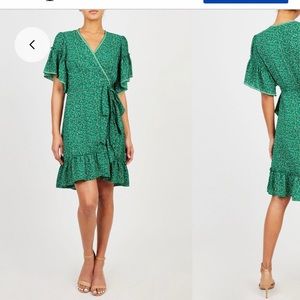 MAX Studio Crepe Wrap dress